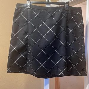 The Limited Black & White Skirt - Size 16